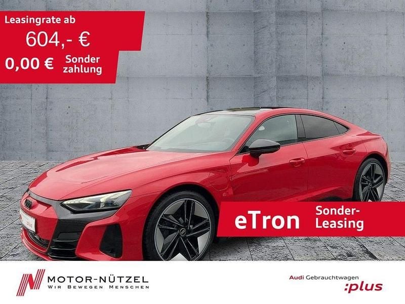 Tangorot metallic Gebraucht 2024 Audi e-tron GT quattro Ambiente Limousine | 71.950 € (Fairer Preis) - Bild 1/4