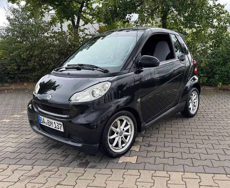 Schwarz Gebraucht 2008 Smart ForTwo Cabrio Passion Cabrio | 3.100 € (Guter Preis) - Bild 1/4
