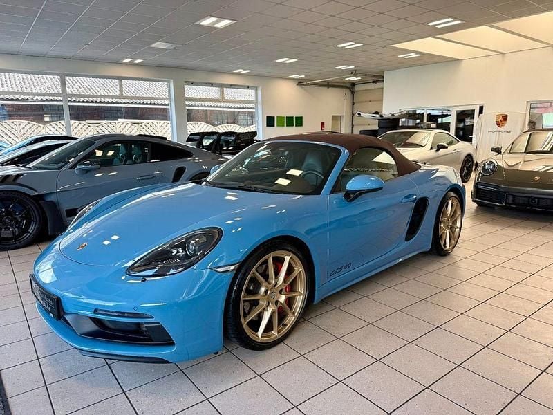 Gebraucht Porsche 718 400 PS (294 kW) 2023 Blau Cabrio