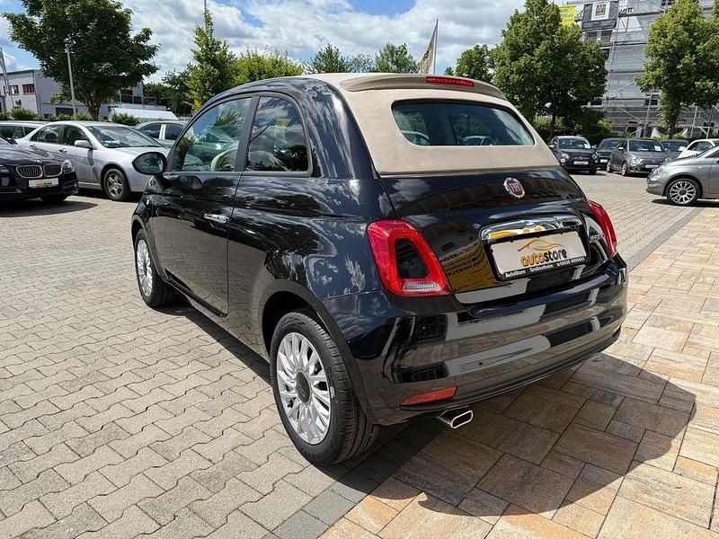 Gebraucht Fiat 500C Basis 71 PS (52 kW) 2023 Vesuvio schwarz / ver... Cabrio