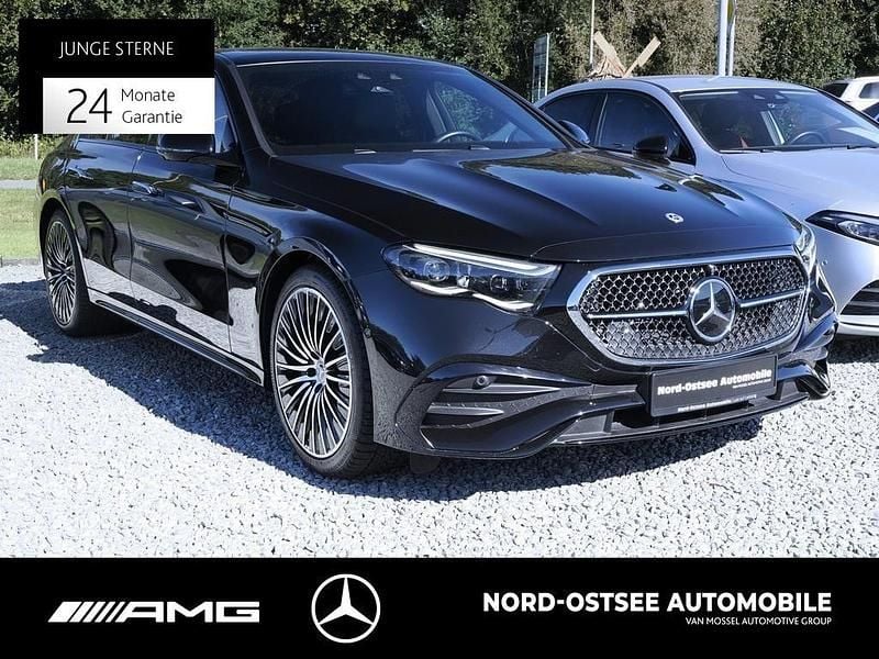 Gebraucht Mercedes E200 AMG 204 PS (150 kW) 2024 Metalliclack obsidianschwarz Limousine