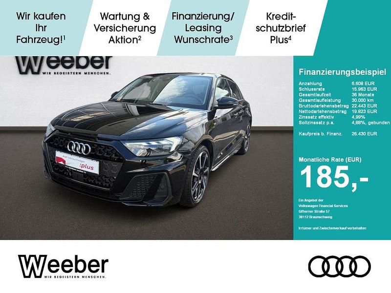 Mythosschwarz (metallic) Gebraucht 2024 Audi A1 Design Kleinwagen | 25.690 € (Fairer Preis) - Bild 1/4