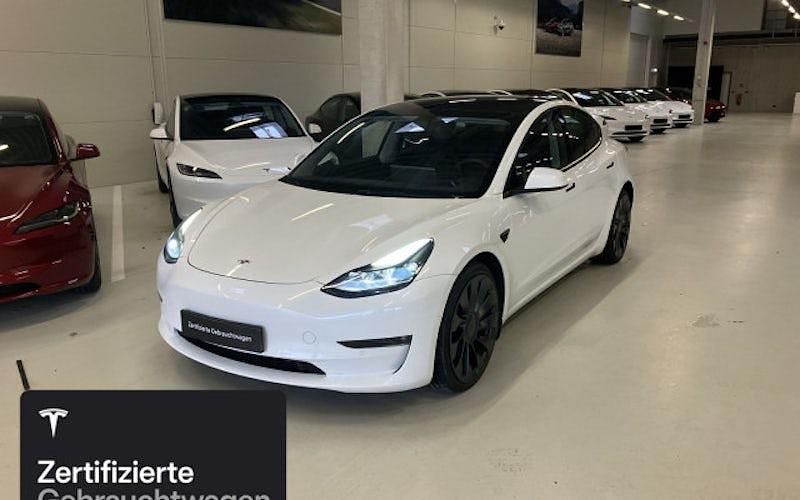 Gebraucht Tesla Model 3 Performance 377 kW (513 PS) 2022 Weiß Limousine