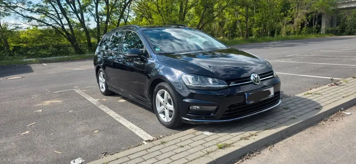 Gebraucht VW Golf VII Highline 150 PS (110 kW) 2017 Schwarz Kombi