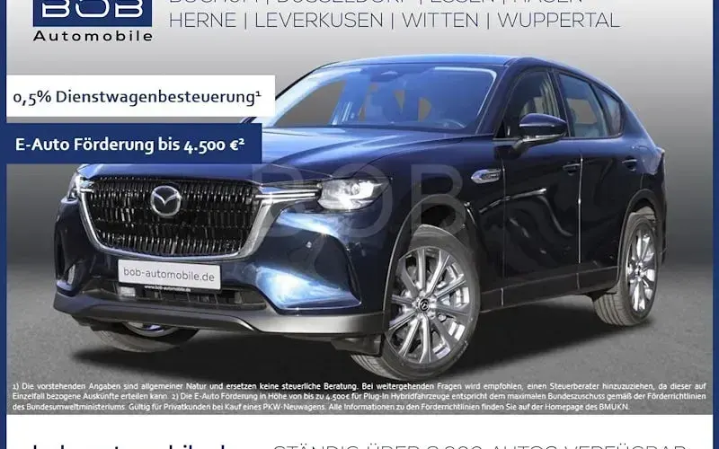Neu Mazda CX-60 Exclusive 327 PS (240 kW) 2025 Blau SUV