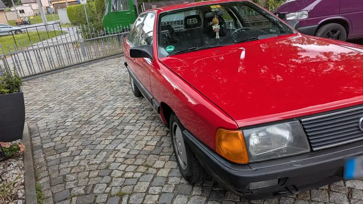 Gebraucht Audi 100 133 PS (97 kW) 1990 Rot Limousine