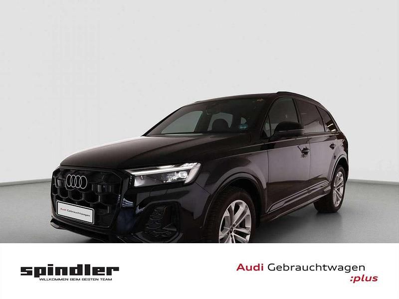 Mythosschwarz metallic Gebraucht 2025 Audi Q7 S-Line SUV | 71.480 € - Bild 1/4