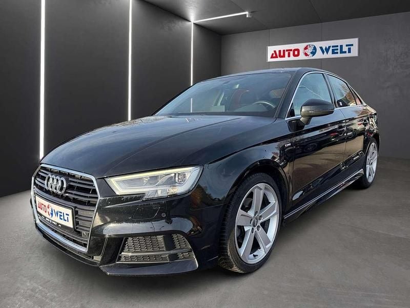 Schwarz Gebraucht 2019 Audi A3 S-Line Limousine | 16.490 € (Guter Preis) - Bild 1/4