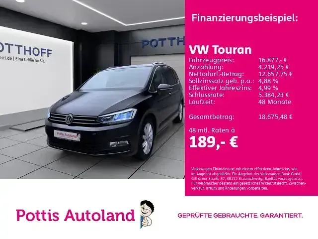 Gebraucht VW Touran Highline 150 PS (110 kW) 2016 Van / Kleinbus