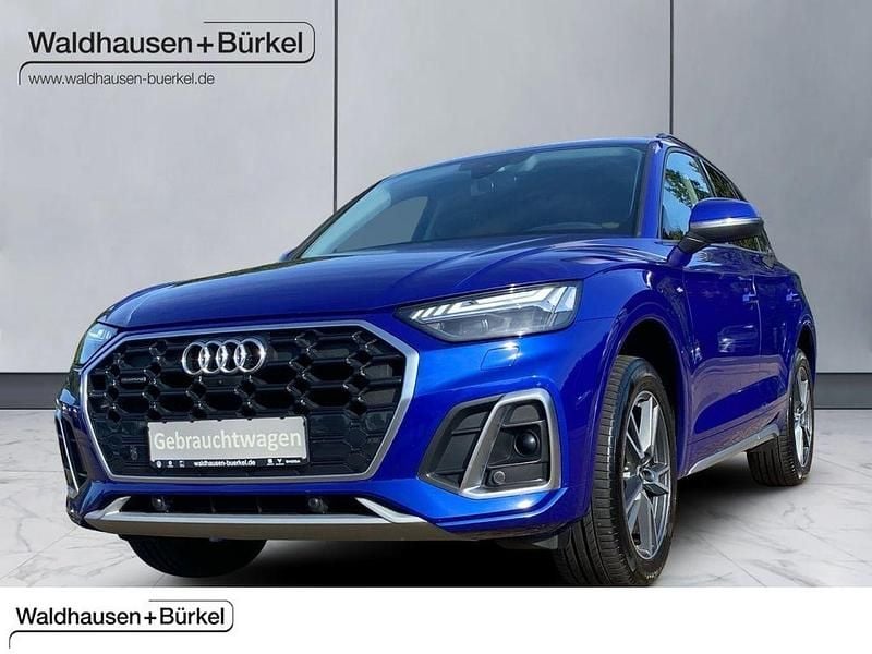 Blau Gebraucht 2022 Audi Q5 S-Line SUV | 37.890 € (Fairer Preis) - Bild 1/4