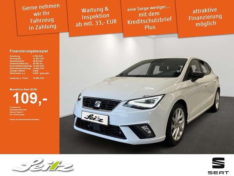Weiß Gebraucht 2024 Seat Ibiza FR Limousine | 18.999 € (Guter Preis) - Bild 1/3