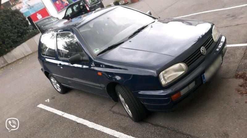 Blau Gebraucht 1995 VW Golf III Limousine | 2.835 € - Bild 1/4