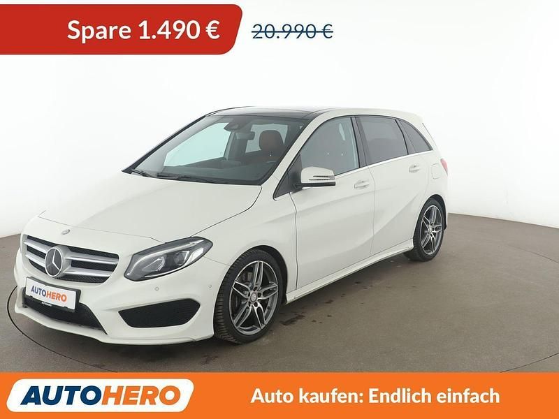 Weiß Gebraucht 2017 Mercedes B220 AMG line Van / Kleinbus | 19.500 € (Fairer Preis) - Bild 1/3