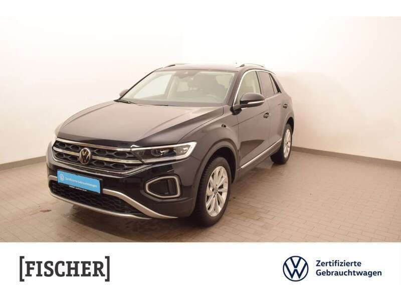 Schwarz Gebraucht 2024 VW T-Roc Style SUV | 28.440 € (Guter Preis) - Bild 1/4