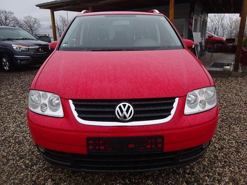 Gebraucht VW Touran Highline 116 PS (85 kW) 2003 Rot Van / Kleinbus