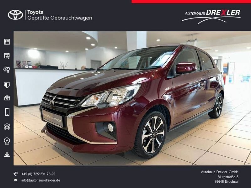 Rot Gebraucht 2023 Mitsubishi Space Star Select+ Kleinwagen | 13.990 € (Fairer Preis) - Bild 1/4