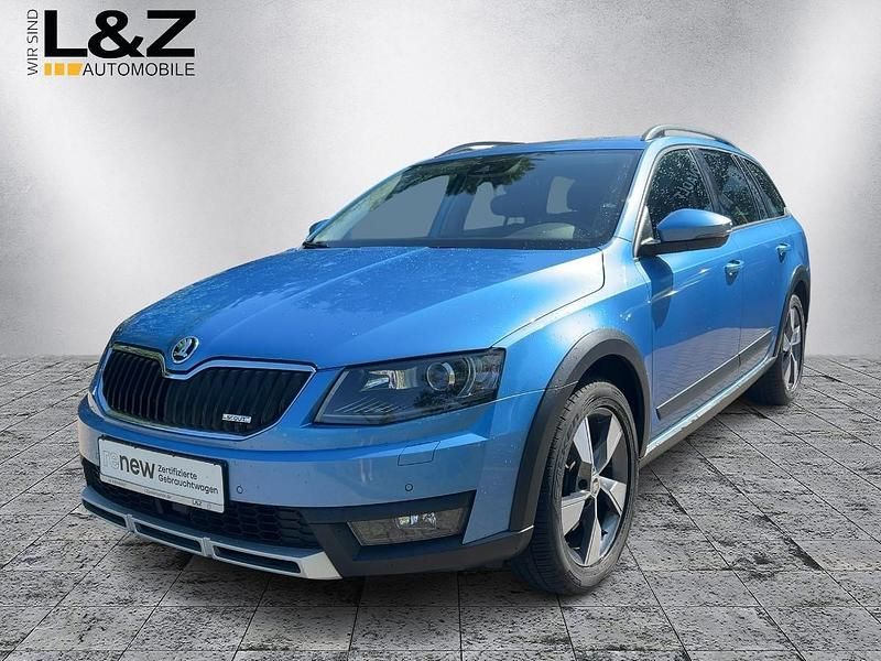 Blau Gebraucht 2014 Skoda Octavia Scout 4x4 Kombi | 15.980 € (Etwas zu teuer) - Bild 1/4