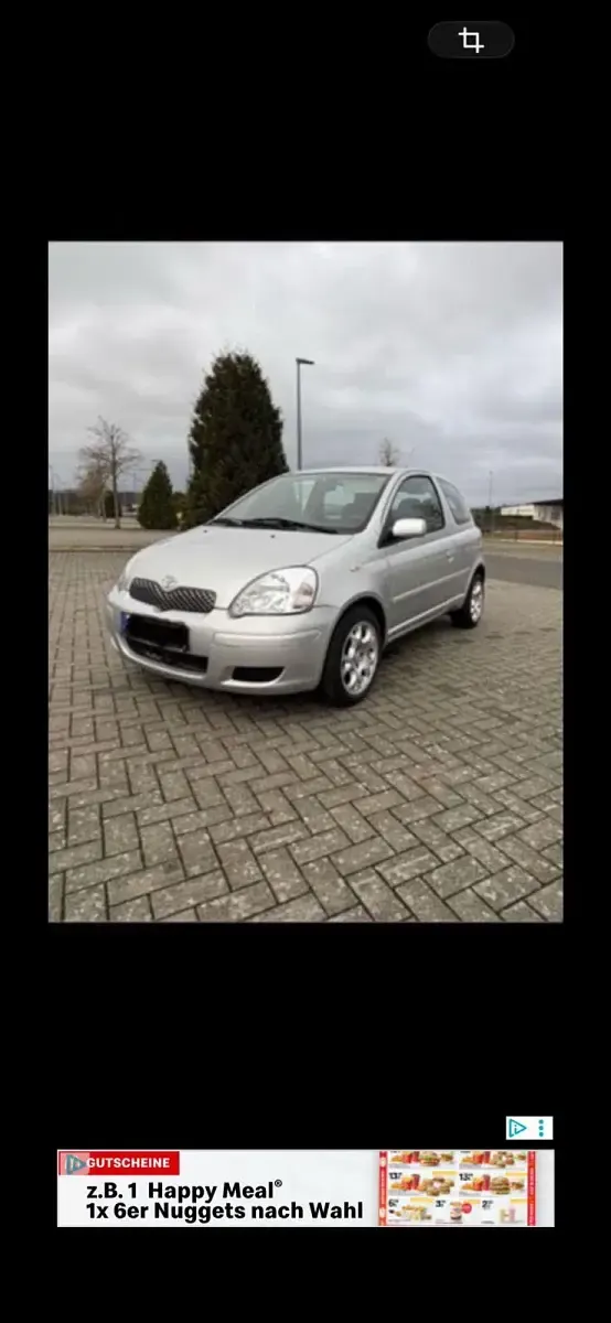 Gebraucht Toyota Yaris 80 PS (58 kW) 2005 Silber Kleinwagen