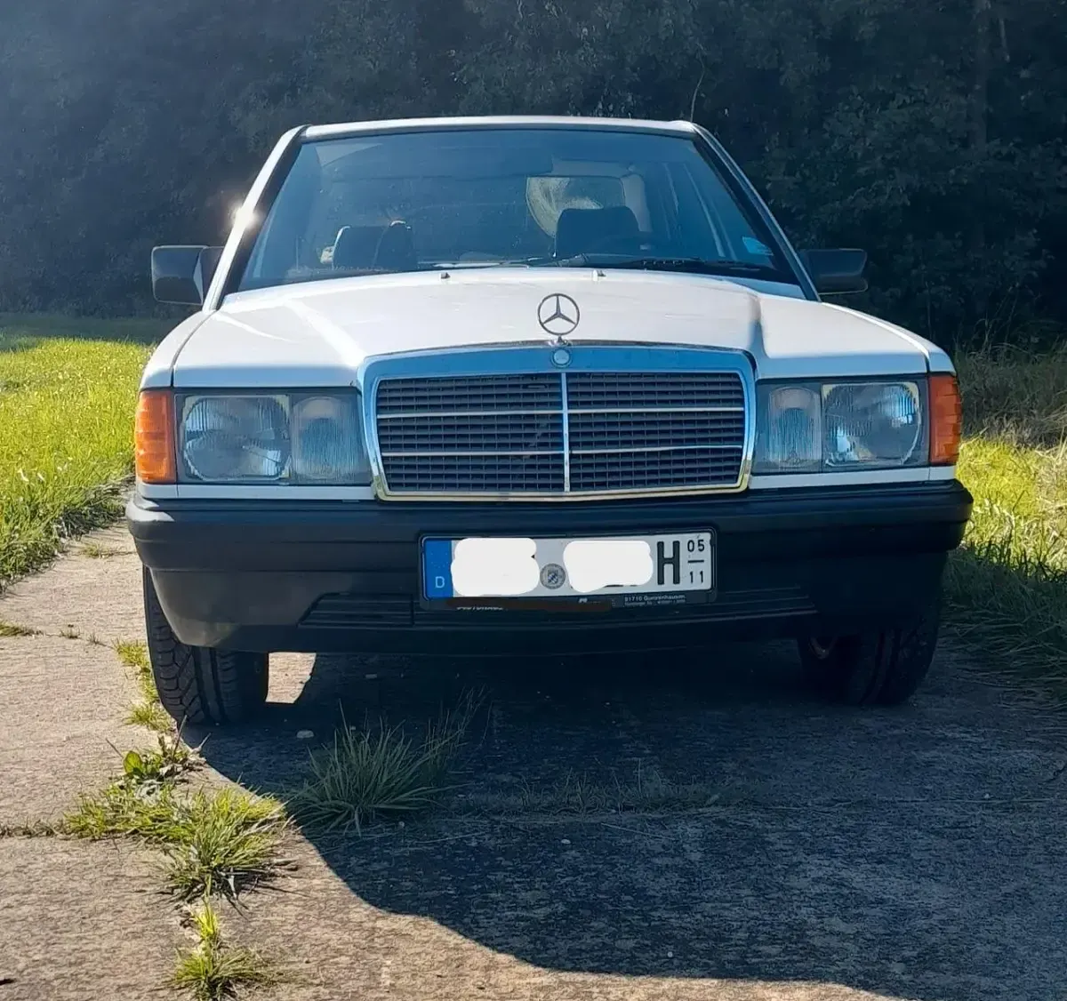 Gebraucht Mercedes 190 90 PS (66 kW) 1987 Weiß Limousine