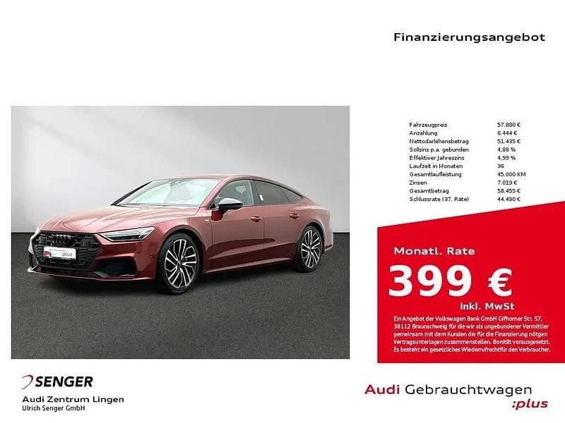 Grenadinerot metallic Gebraucht 2024 Audi A7 Sportback Ambiente Kleinwagen | 57.880 € - Bild 1/1