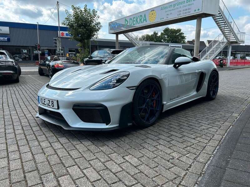 Weiß Neu 2024 Porsche Boxster Spyder Cabrio | 160.000 € (Superpreis) - Bild 1/4