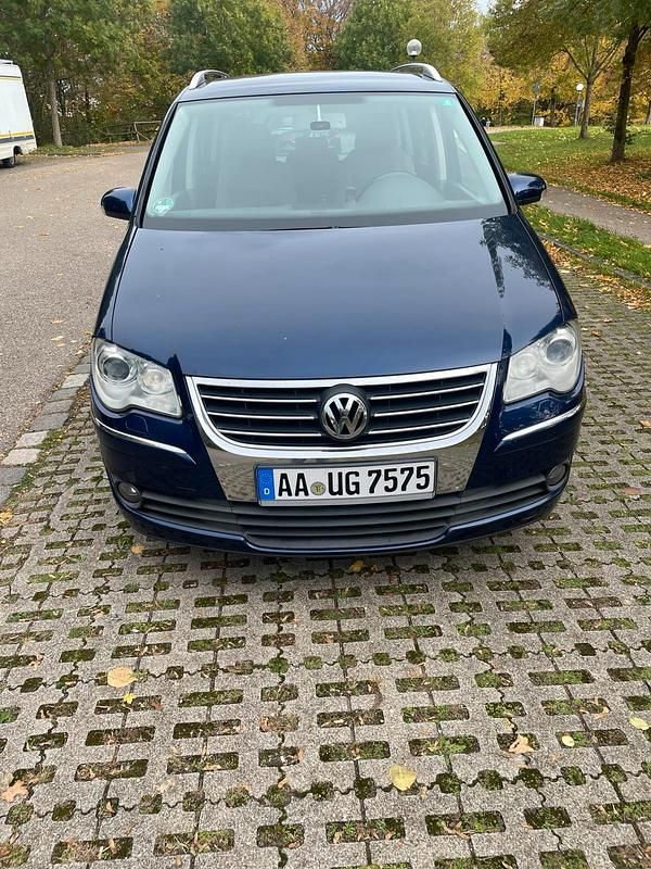 Gebraucht VW Touran Highline 170 PS (125 kW) 2007 Blau Van / Kleinbus