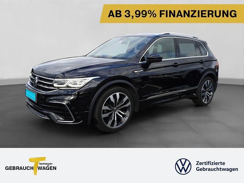 Schwarz Gebraucht 2021 VW Tiguan R-line SUV | 29.830 € (Guter Preis) - Bild 1/4