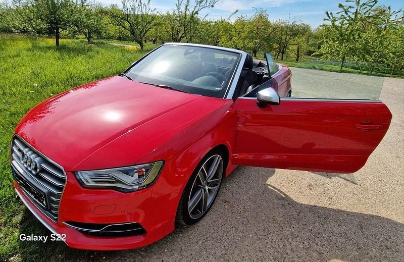 Rot Gebraucht 2015 Audi S3 Cabriolet Sport Cabrio | 25.800 € (Guter Preis) - Bild 1/4