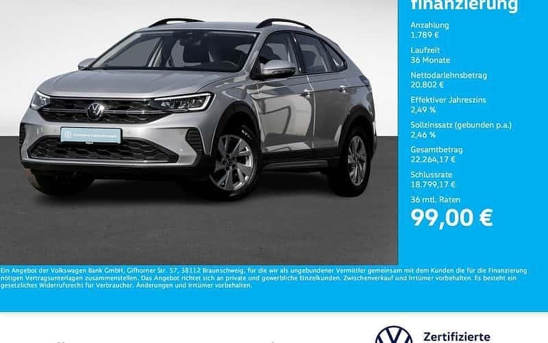 Silber Gebraucht 2024 VW Taigo Life SUV | 22.591 € (Guter Preis) - Bild 1/4