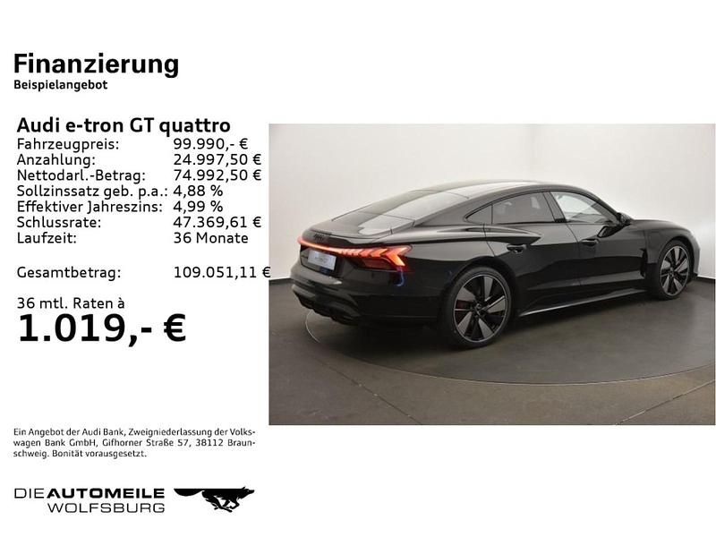 Gebraucht Audi e-tron GT quattro Ambiente 352 kW (479 PS) 2023 Schwarz Limousine