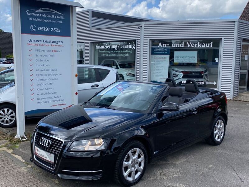 Schwarz Gebraucht 2011 Audi A3 Cabriolet Attraction Cabrio | 5.970 € (Fairer Preis) - Bild 1/4