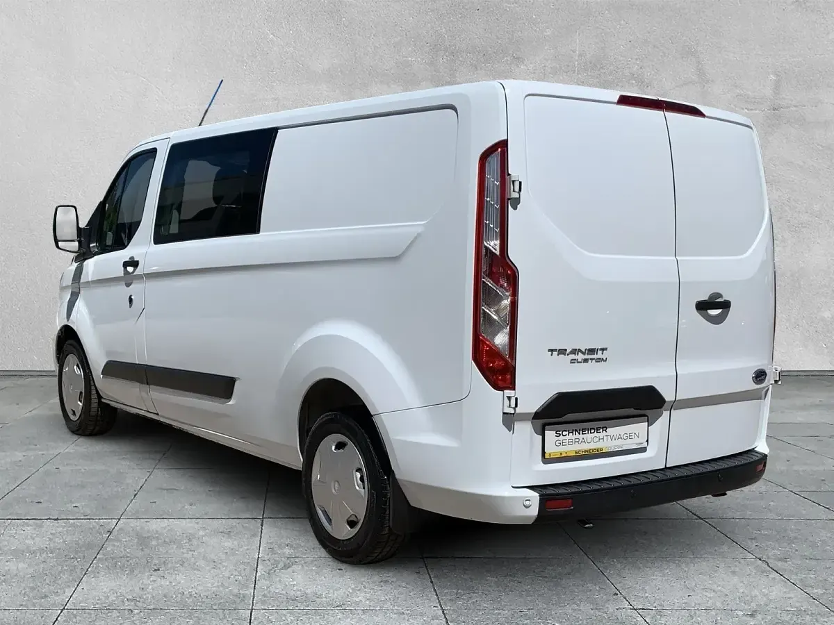 Gebraucht Ford Transit Custom Trend 131 PS (96 kW) 2021 Weiß Van / Kleinbus