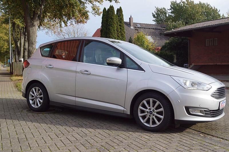Gebraucht Ford C-MAX Titanium 125 PS (91 kW) 2015 Silber Van / Kleinbus