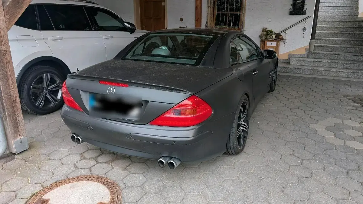 Gebraucht Mercedes SL500 2001 Schwarz Cabrio