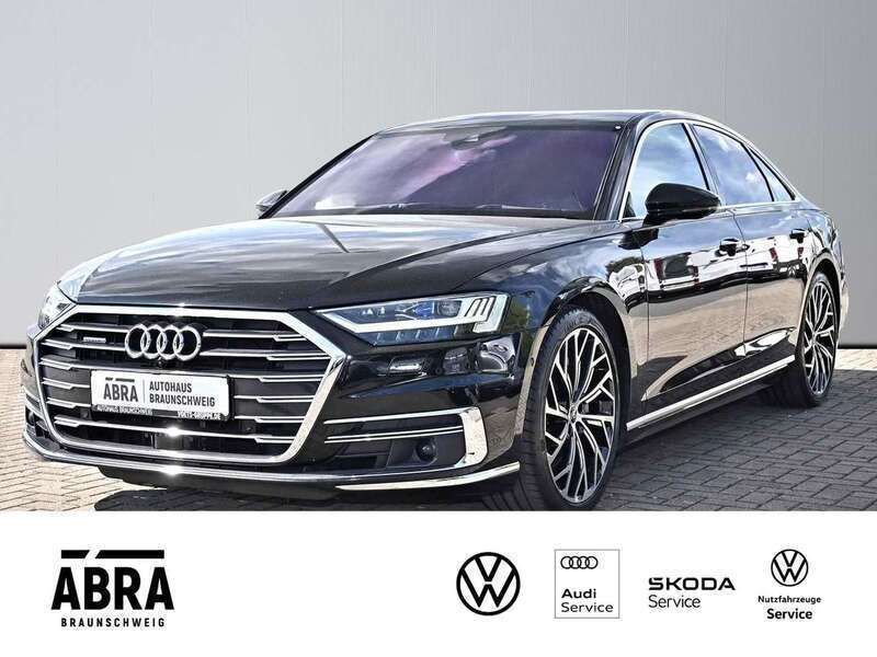 Mythosschwarz metallic Gebraucht 2021 Audi A8 Limousine | 67.240 € (Teuer) - Bild 1/4