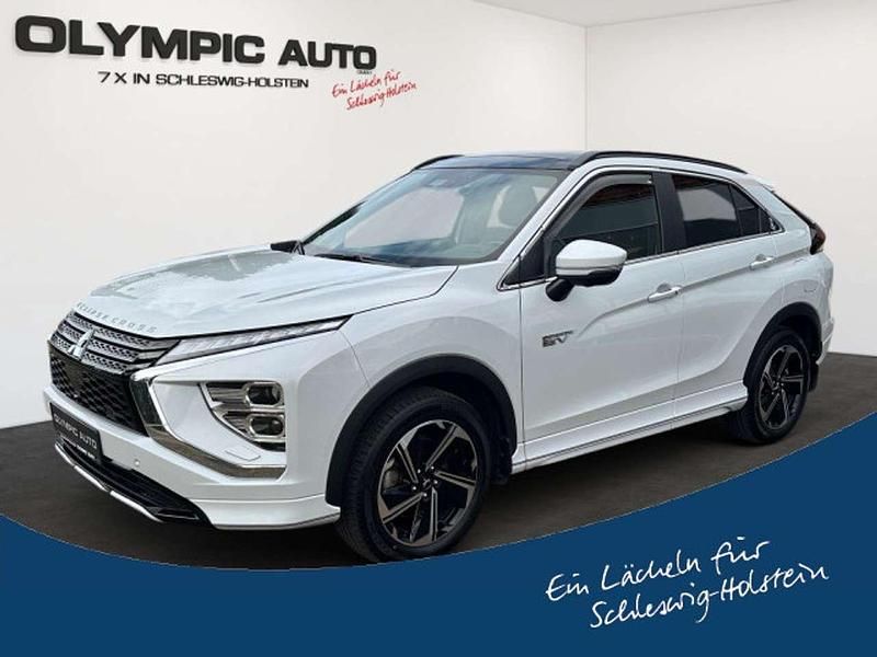 Titanweiss (d) Gebraucht 2021 Mitsubishi Eclipse Cross Top SUV | 24.990 € (Fairer Preis) - Bild 1/4