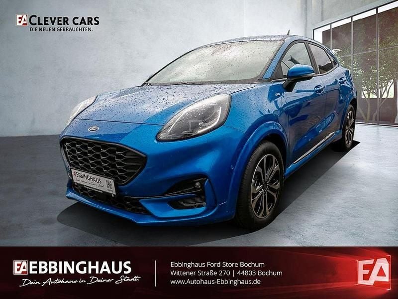 Blau Gebraucht 2022 Ford Puma Gen-E ST-Line SUV | 19.480 € (Guter Preis) - Bild 1/4