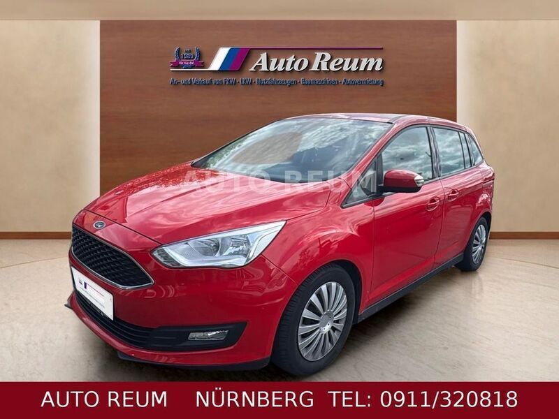 Rot Gebraucht 2016 Ford Grand C-Max Business Edition Van / Kleinbus | 8.990 € (Fairer Preis) - Bild 1/4