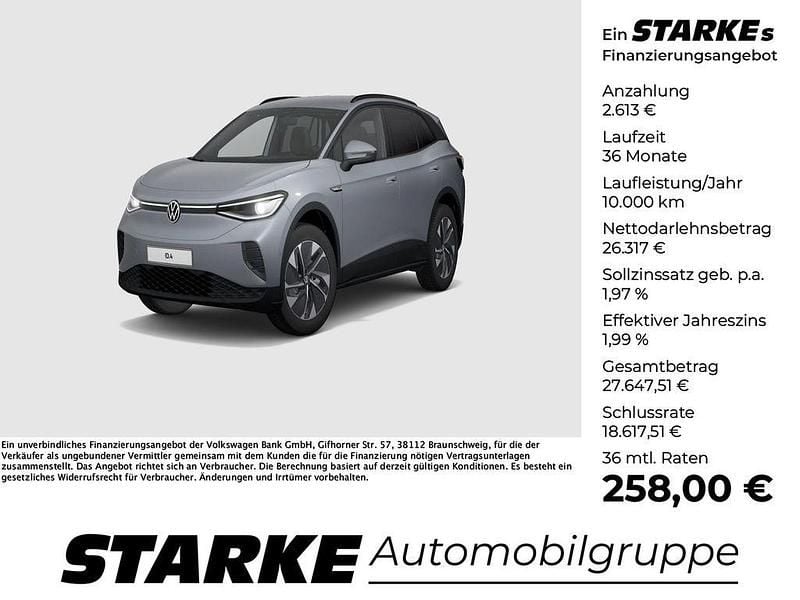 Mondsteingrau Gebraucht 2022 VW ID.4 Pro Performance SUV | 28.930 € (Guter Preis) - Bild 1/4