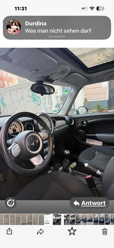 Gebraucht Mini Cooper 2008 Schwarz Kleinwagen