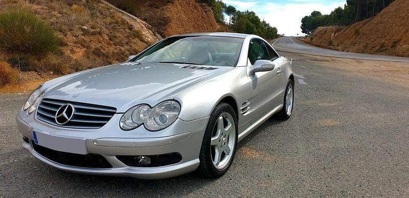 Gebraucht Mercedes SL500 306 PS (225 kW) 2001 Silber Cabrio