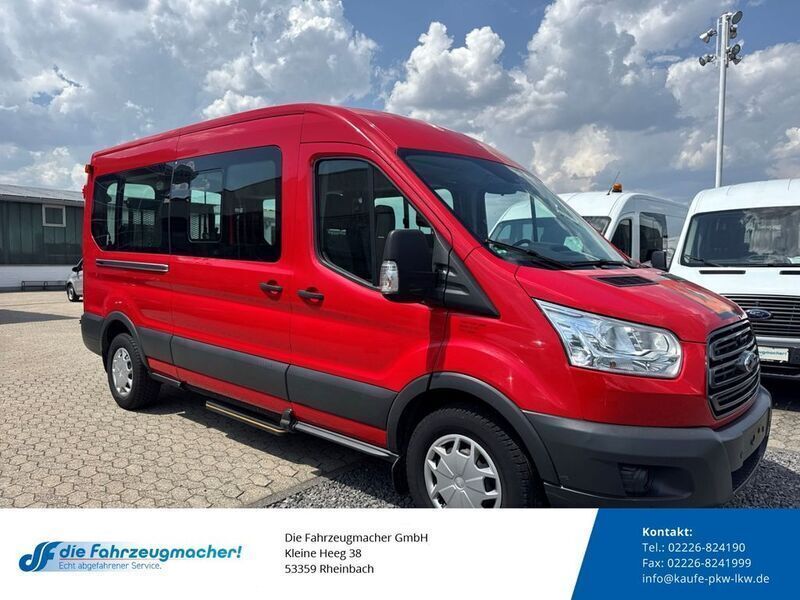 Rot Gebraucht 2016 Ford Transit Trend Kombi | 15.988 € (Etwas zu teuer) - Bild 1/4