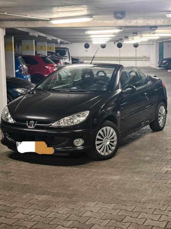 Schwarz Gebraucht 2005 Peugeot 206 CC Cabrio | 1.990 € (Fairer Preis) - Bild 1/4