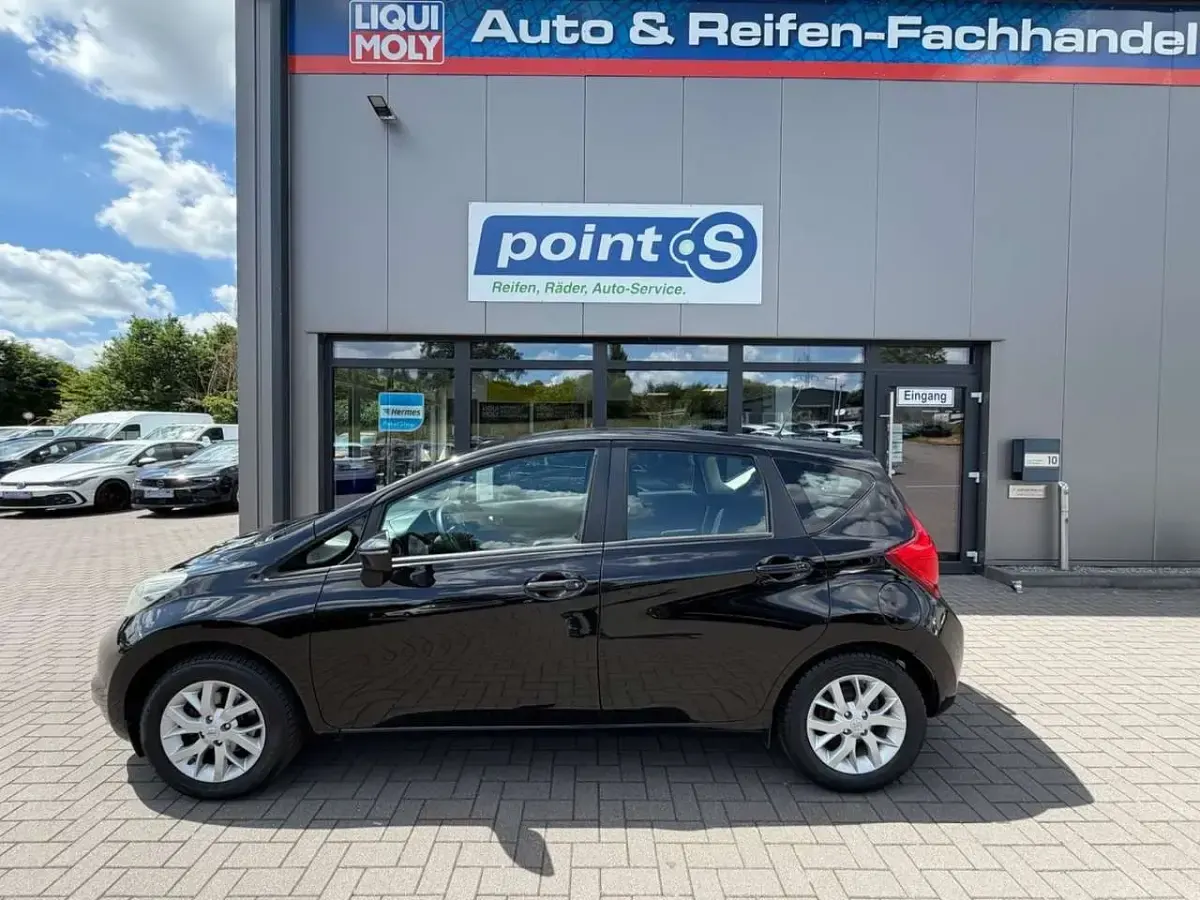 Gebraucht Nissan Note Acenta 80 PS (58 kW) 2014 Schwarz Kleinwagen