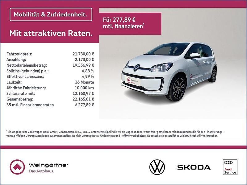 Weiß Gebraucht 2024 VW e-up! Edition Kleinwagen | 21.730 € (Superpreis) - Bild 1/4