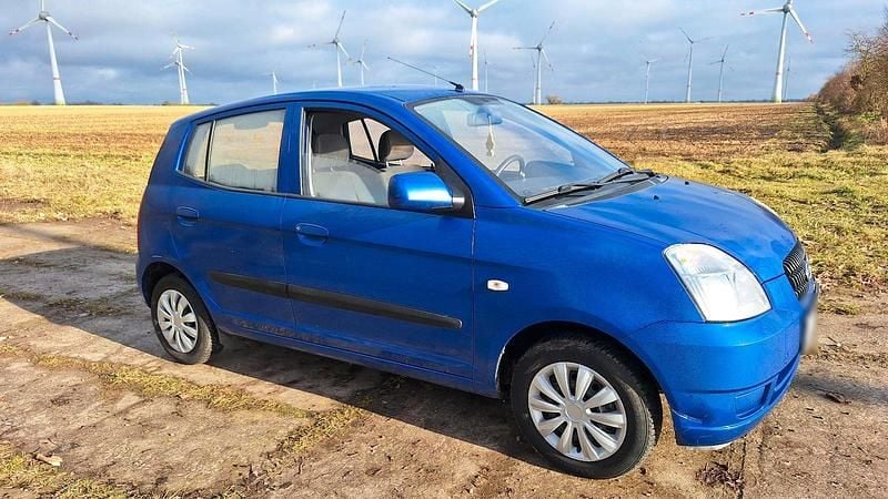 Gebraucht Kia Picanto 67 PS (49 kW) 2007 Blau Kleinwagen