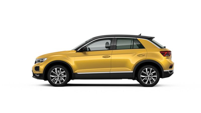 Gebraucht VW T-Roc Sport 150 PS (110 kW) 2018 Kurkumagelb (metallic) SUV
