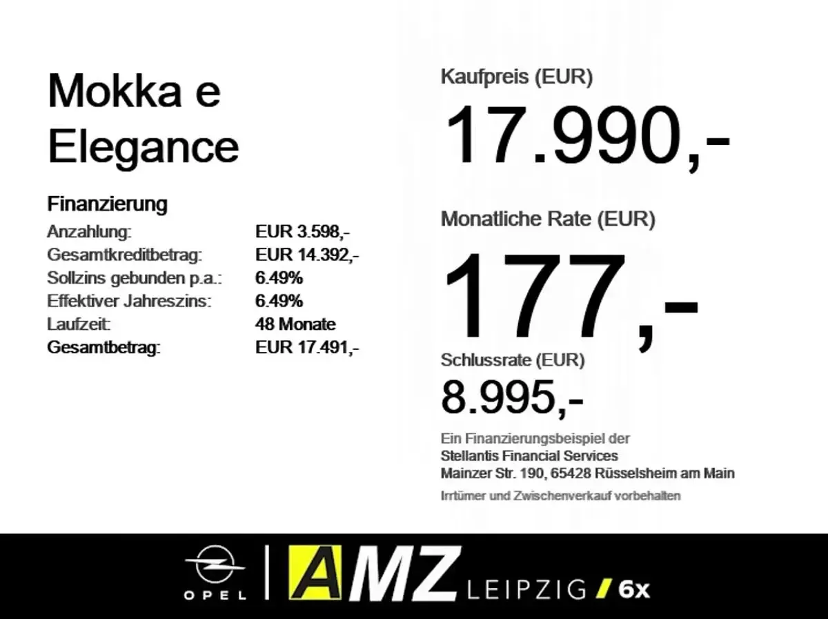 Usata Opel Mokka-e Elegance 100 kW (136 CV) 2023 Nero SUV
