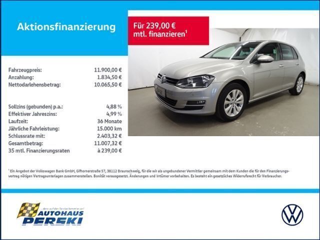 Silber Gebraucht 2017 VW Golf VII Allstar Limousine | 13.990 € (Etwas zu teuer) - Bild 1/4
