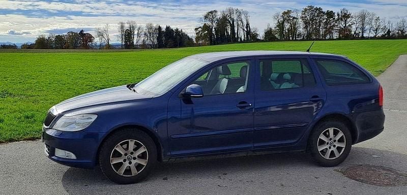 Blau Gebraucht 2009 Skoda Octavia Elegance Kombi | 2.800 € (Superpreis) - Bild 1/4